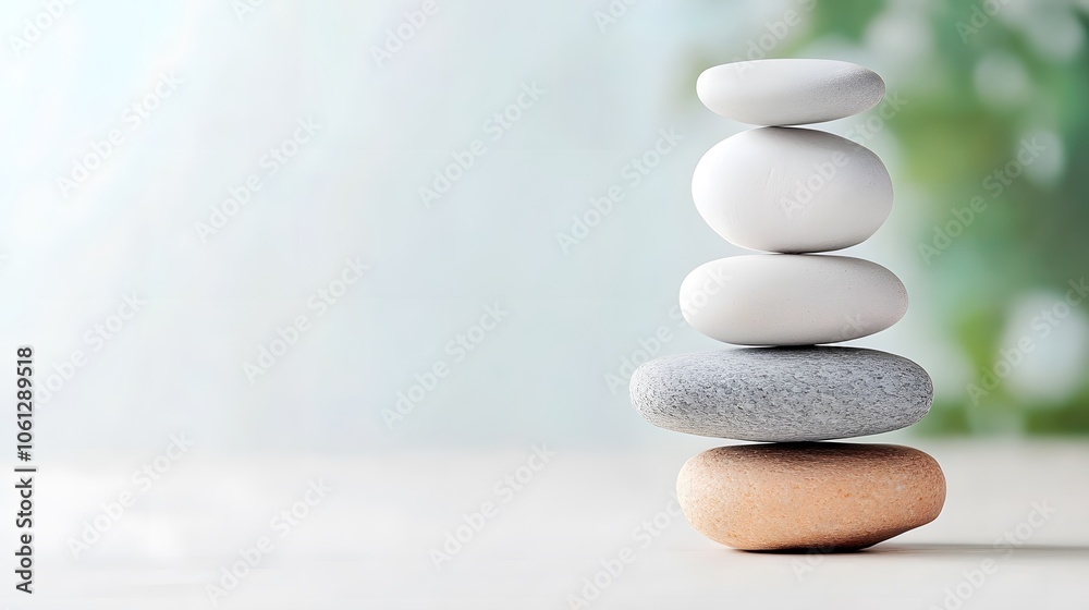 Stack stones to create calm spaces Stack stones to create calm spaces