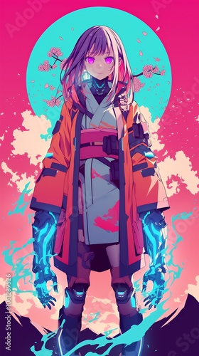 アニメスタイル 　japanese anime style