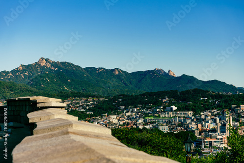Photography Seoul City Wall
