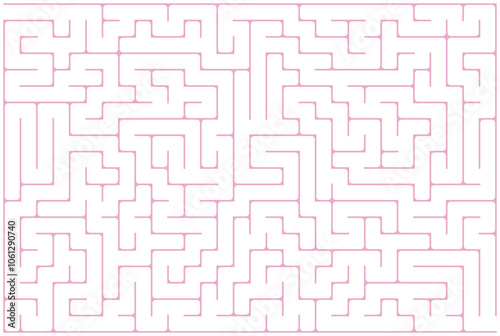 Abstract and Maze-Like Qualities While Hinting at the Style (Geometric, Pattern, Black) Without Being Overly Technical 