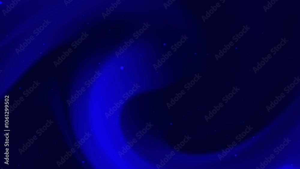 Glowing dark blue background with swirling light and white dots, ideal for abstract design projects and futuristic digital concepts. Glowing dark blue background with swirling light and white dots, ideal for abstract design projects and futuristic digital concepts.