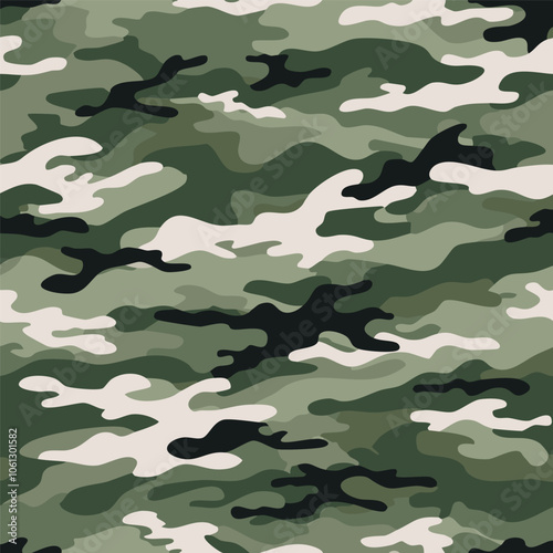 Camouflage seamless pattern