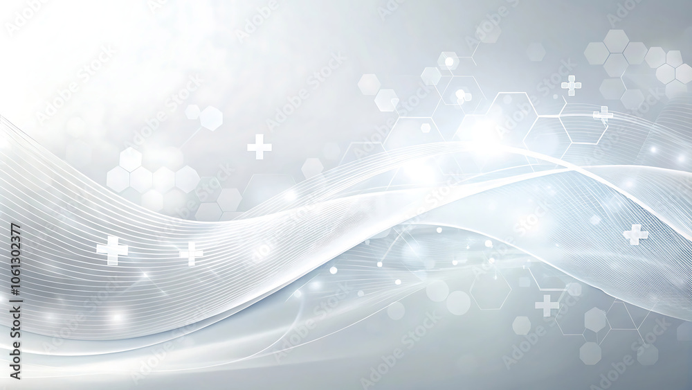 with blurred medical element wave abstract background with blurred medical element wave abstract background