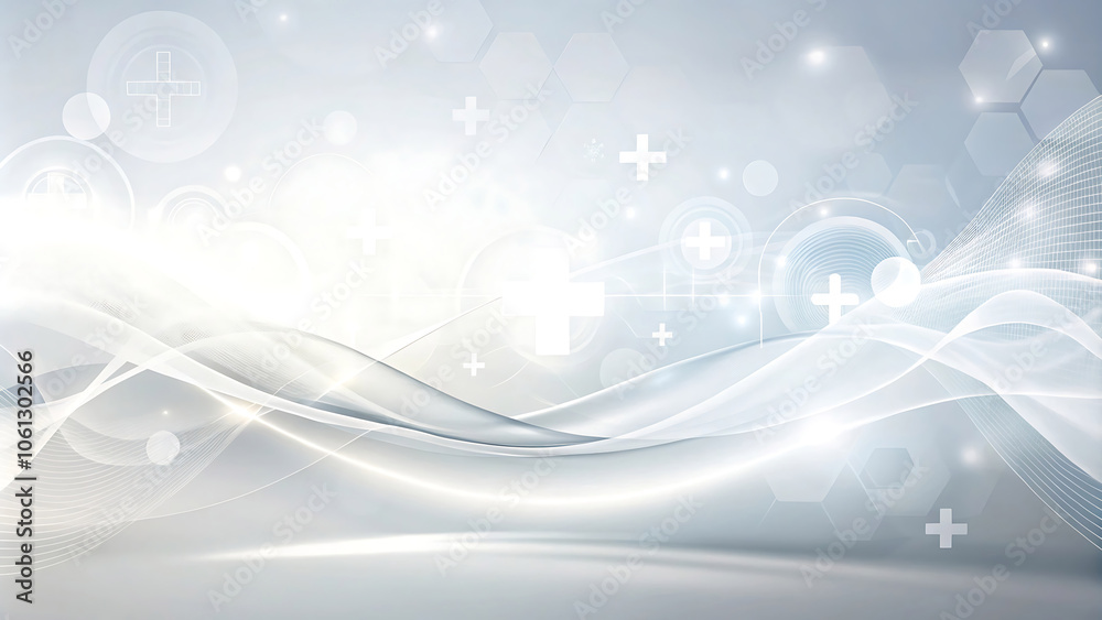 with blurred medical element wave abstract background with blurred medical element wave abstract background