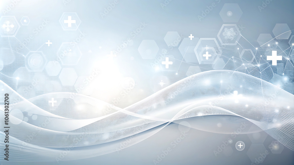 with blurred medical element wave abstract background with blurred medical element wave abstract background