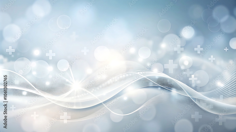 with blurred medical element wave abstract background with blurred medical element wave abstract background