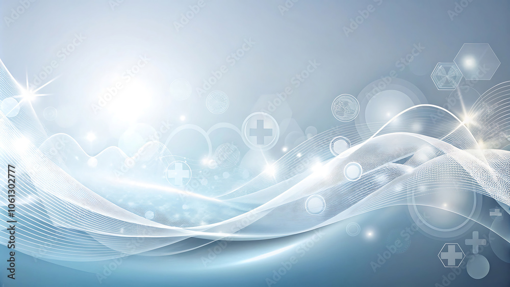 with blurred medical element wave abstract background with blurred medical element wave abstract background