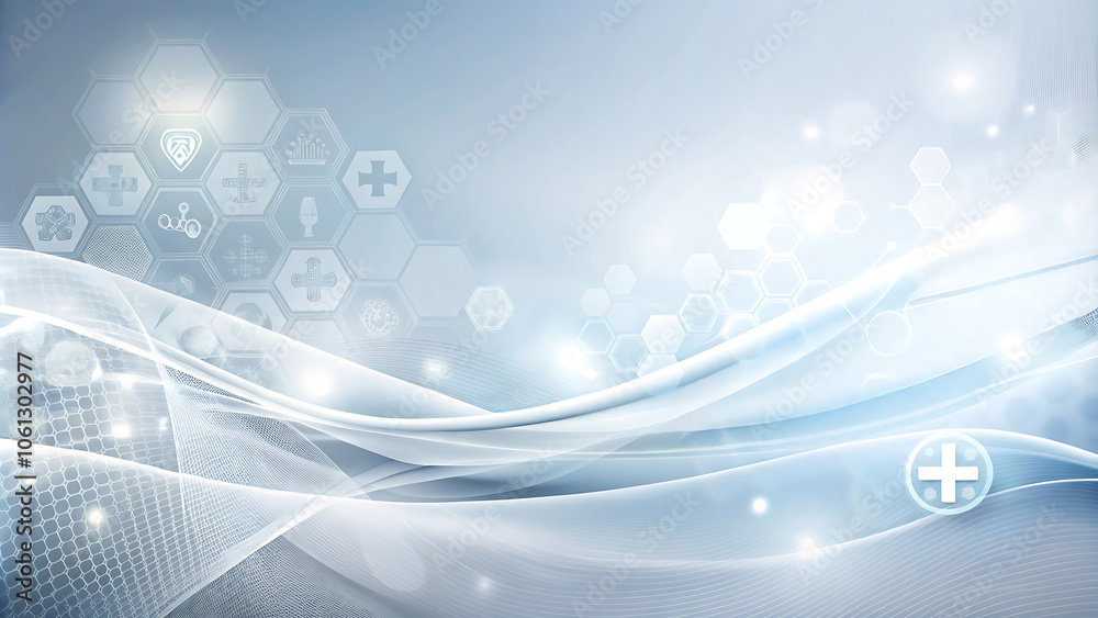 with blurred medical element wave abstract background with blurred medical element wave abstract background