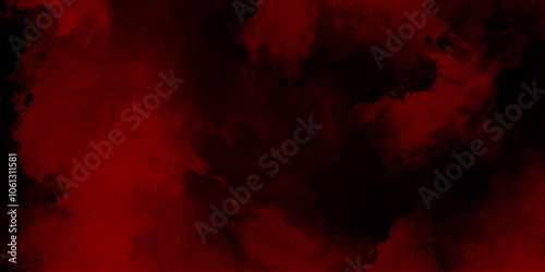 Abstract black and red fantasy watercolor background abstract fire flame grunge texture background .Old vintage grunge pattern distressed bright red paper .decorative pattern background 