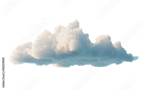 Cloud isolated on transparent background, Cutout clean white cloud transparent background,3d rendering,Collection of random shapes of abstract clouds,white cloud,white natural cloud element,png,Ai