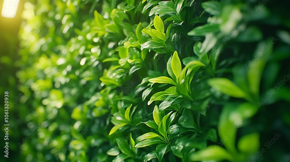Vertical green wall featuring a blend of air-purifying plants in a modern interior, fresh and natural ambiance, soft lighting, eco-friendly design focused on improving air quality, hyper-realistic, Vertical green wall featuring a blend of air-purifying plants in a modern interior, fresh and natural ambiance, soft lighting, eco-friendly design focused on improving air quality, hyper-realistic,