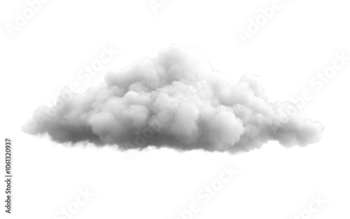 Cloud isolated on transparent background, Cutout clean white cloud transparent background,3d rendering,Collection of random shapes of abstract clouds,white cloud,white natural cloud element,png,Ai