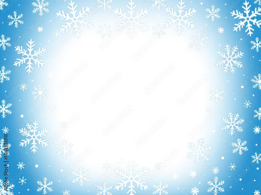 Christmas card design with intricate snowflake border, perfect for winter holiday greetings, border, winter Christmas card design with intricate snowflake border, perfect for winter holiday greetings, border, winter