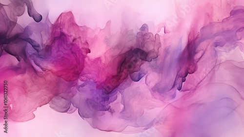 Soft Pink and Purple Watercolor Abstract Texture