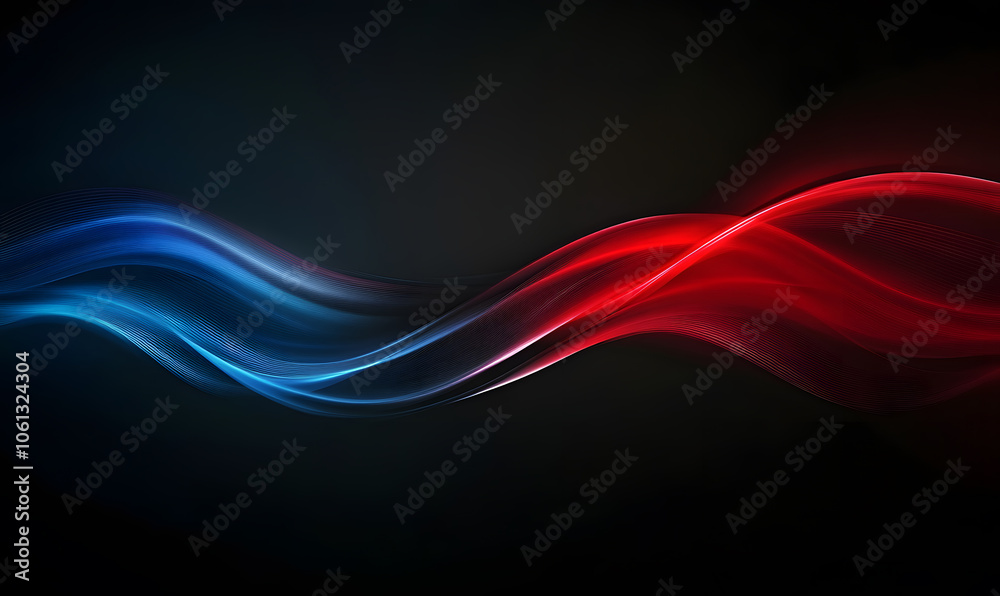 A sleek and modern desktop wallpaper background featuring abstract waves of red, blue, and black colors against a dark gradient backdrop. A sleek and modern desktop wallpaper background featuring abstract waves of red, blue, and black colors against a dark gradient backdrop.