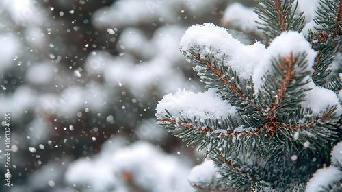 Beautiful and elegant christmas branches