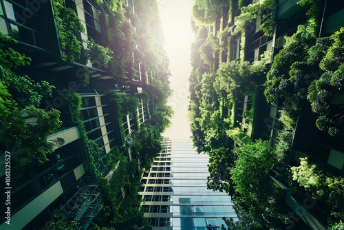 Green architecture for sustainable green buildings in contemporary cities. Generative Ai