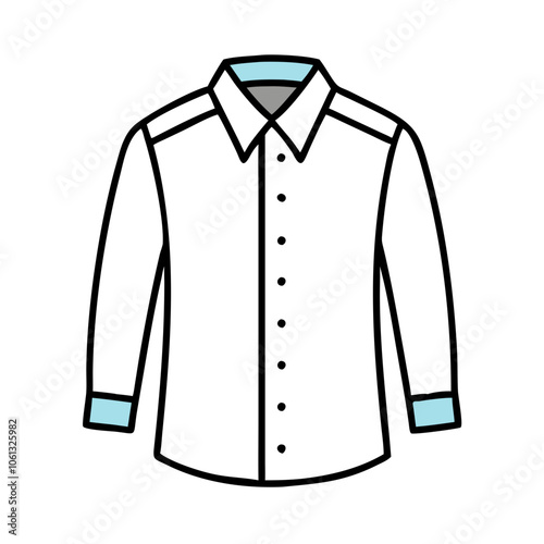 button down shirt  illustration