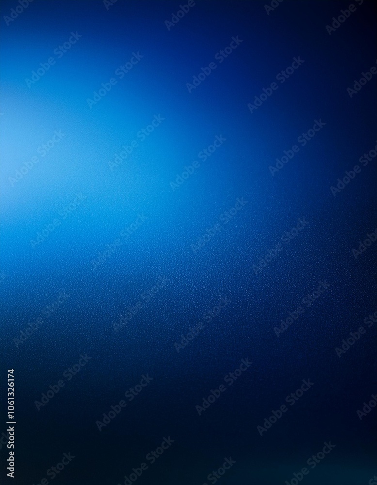Obraz premium Blue gradient background with a soft, dark to light transition, creating a minimalist and clean design