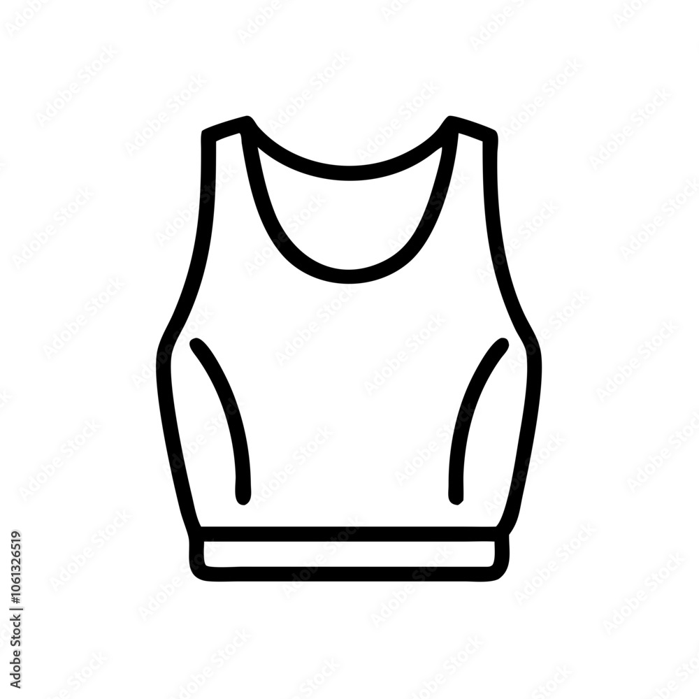 crop top vector icon, dress icon, vector clothing icon - simple vector illustration of a crop top , in a simple and clean style, for business and fashion graphics. clothing flat illustration. crop top vector icon, dress icon, vector clothing icon - simple vector illustration of a crop top , in a simple and clean style, for business and fashion graphics. clothing flat illustration.