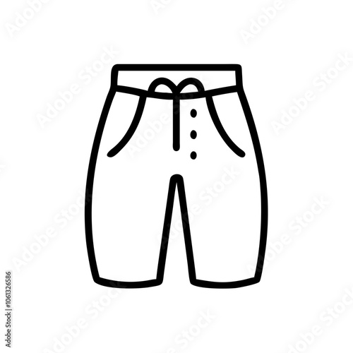 culottes  vector icon, dress icon, vector clothing icon - simple vector illustration of a culottes , in a simple and clean style, for business and fashion graphics. clothing flat illustration.