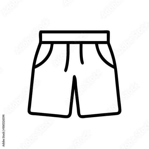 culottes  vector icon, dress icon, vector clothing icon - simple vector illustration of a culottes , in a simple and clean style, for business and fashion graphics. clothing flat illustration.