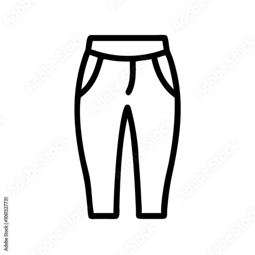 leggings  vector icon, dress icon, vector clothing icon - simple vector illustration of a leggings , in a simple and clean style, for business and fashion graphics. clothing flat illustration.