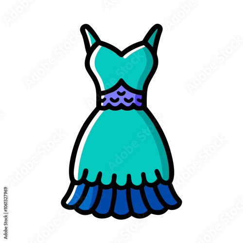  mermaid dress  vector, mermaid dress  illustration