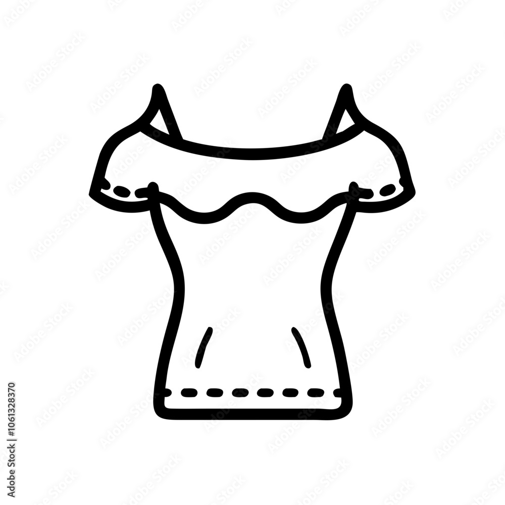 off shoulder top vector, off shoulder top illustration off shoulder top vector, off shoulder top illustration