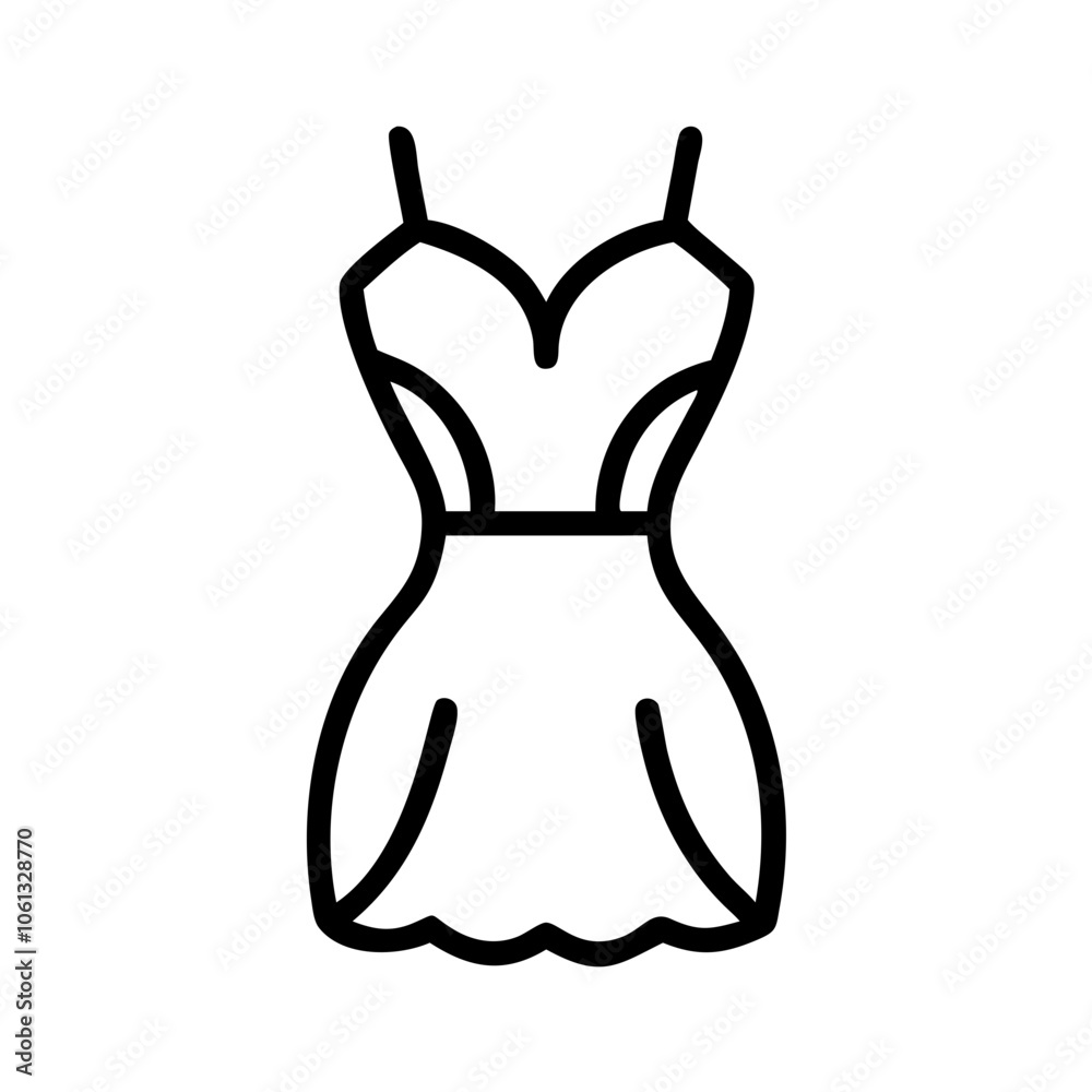 peplum dress vector icon, dress icon, vector clothing icon - simple vector illustration of a peplum dress , in a simple and clean style, for business and fashion graphics. clothing flat illustration. peplum dress vector icon, dress icon, vector clothing icon - simple vector illustration of a peplum dress , in a simple and clean style, for business and fashion graphics. clothing flat illustration.
