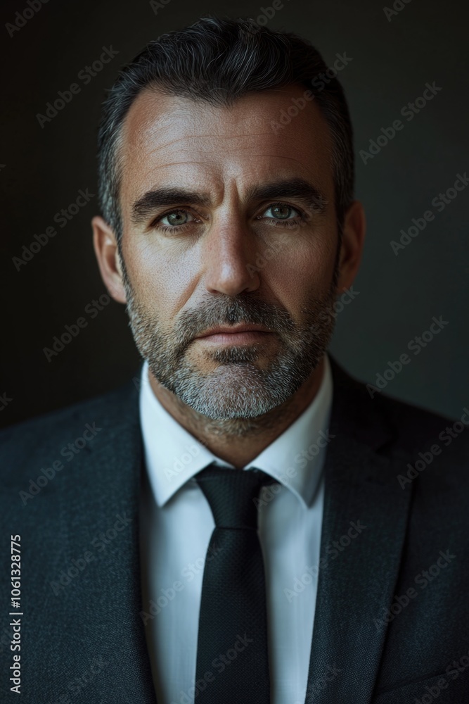 Businessman posing for camera Businessman posing for camera