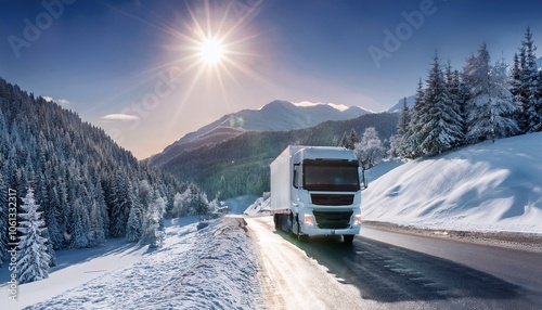 trucking profession, transportation, commercial goods transportation, difficulties of roads and truck driver