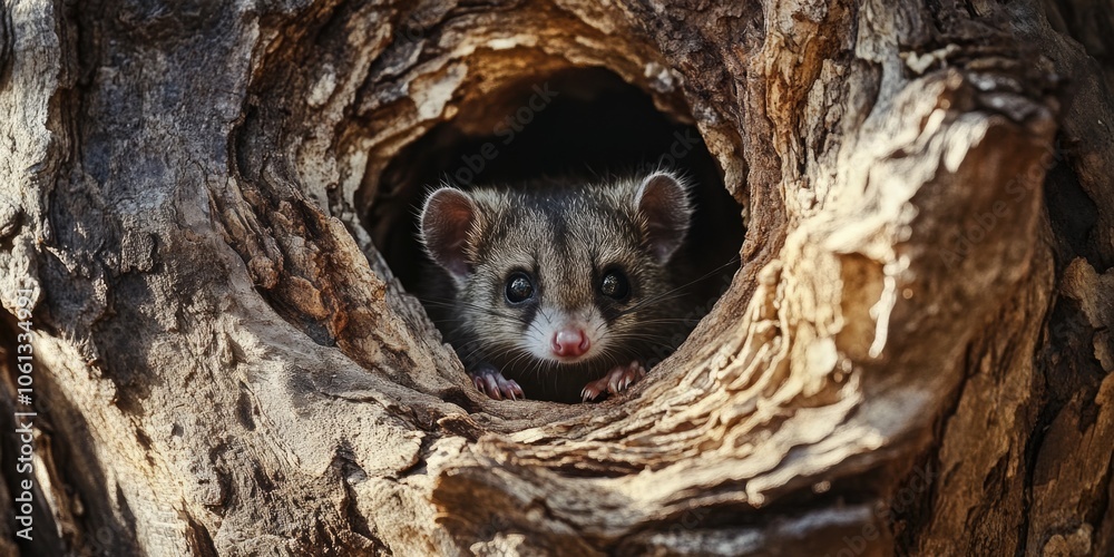 Obraz premium Small animal in a tree