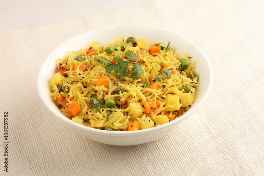 Semiya Upma or Vermicelli Uppuma or uppittu is a popular breakfast menu from south India Semiya Upma or Vermicelli Uppuma or uppittu is a popular breakfast menu from south India