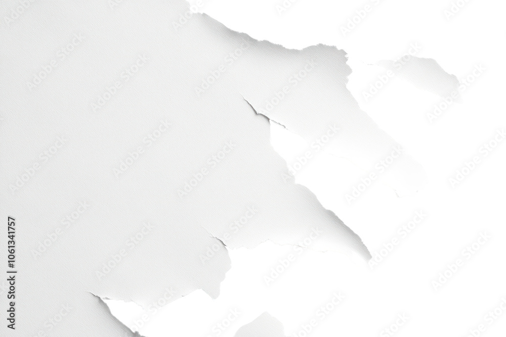 PNG White paper tear white background abstract. PNG White paper tear white background abstract.