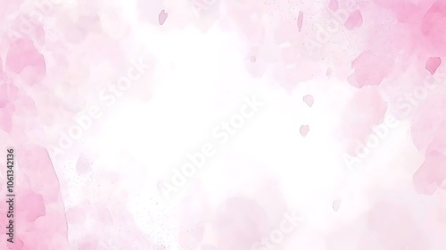 Pink Watercolor Background Subtle Blur Background with Space for Custom Text