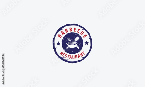 Restaurant logo design vector template