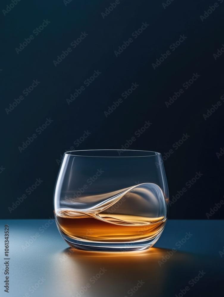 Glass with Liquid on Table Glass with Liquid on Table