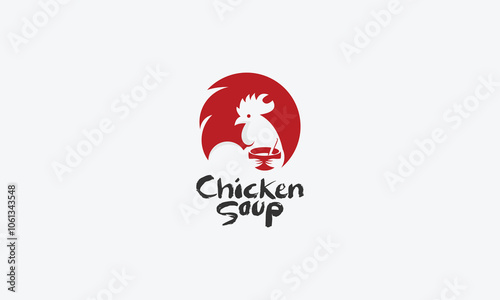 Chicken logo design vector template