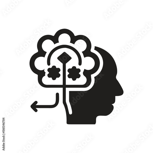 Cognitive thinking icon