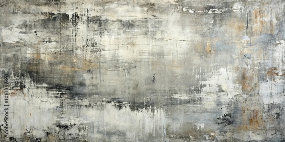 A Textured Canvas of Gray, White, and Brown Hues, Recalling the Abstract Beauty of Erosion and Time A Textured Canvas of Gray, White, and Brown Hues, Recalling the Abstract Beauty of Erosion and Time