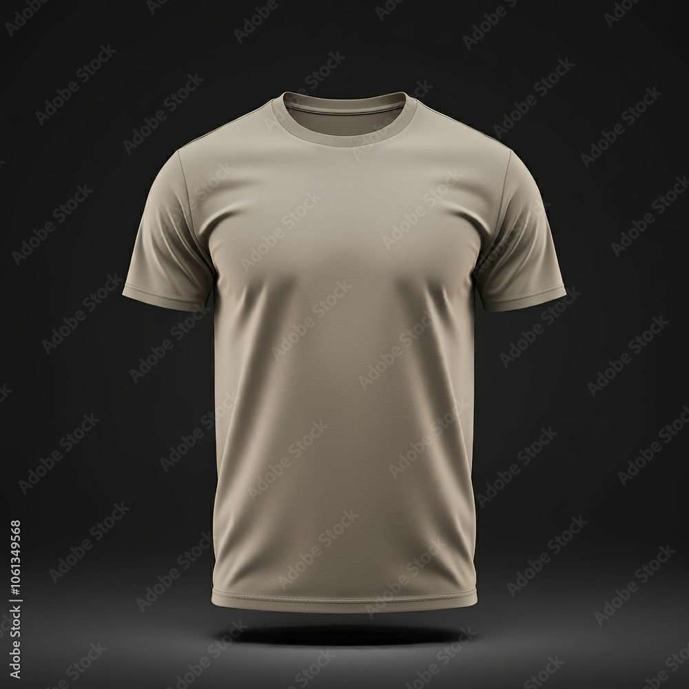Blank male t-shirt Mockup template front view for design. AI Generative Blank male t-shirt Mockup template front view for design. AI Generative