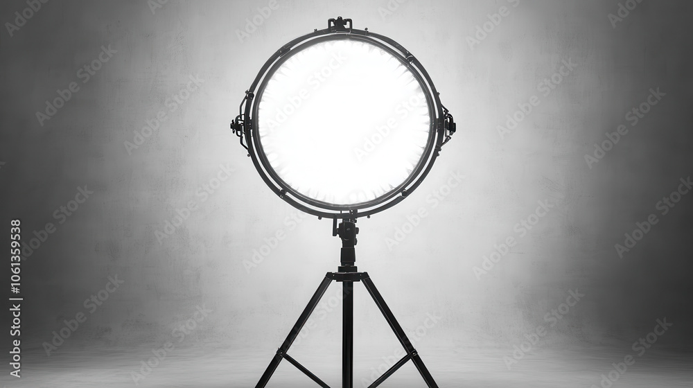 Fototapeta premium Studio Light on Isolated Background