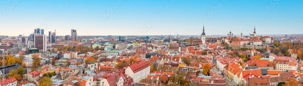 Obraz premium skyline of Tallinn, Estonia