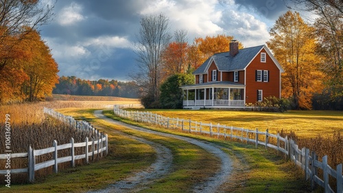 A beautiful farmhouse home