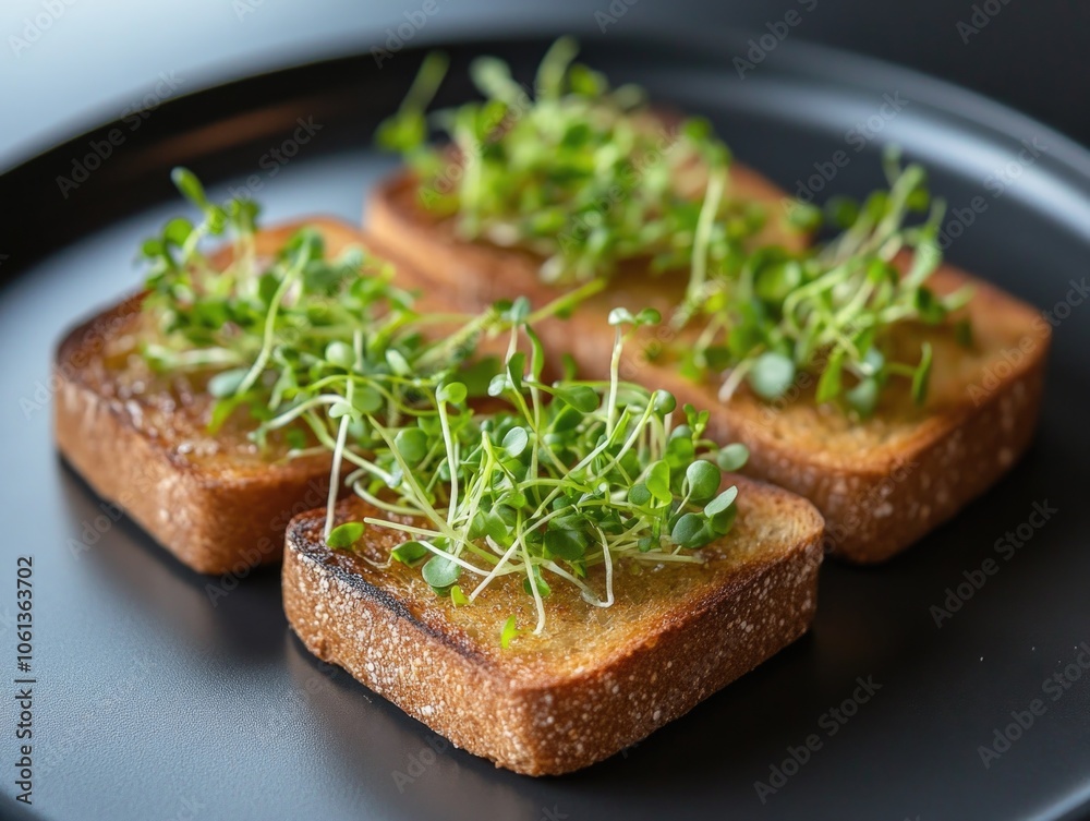 Toast with Sprouts Toast with Sprouts