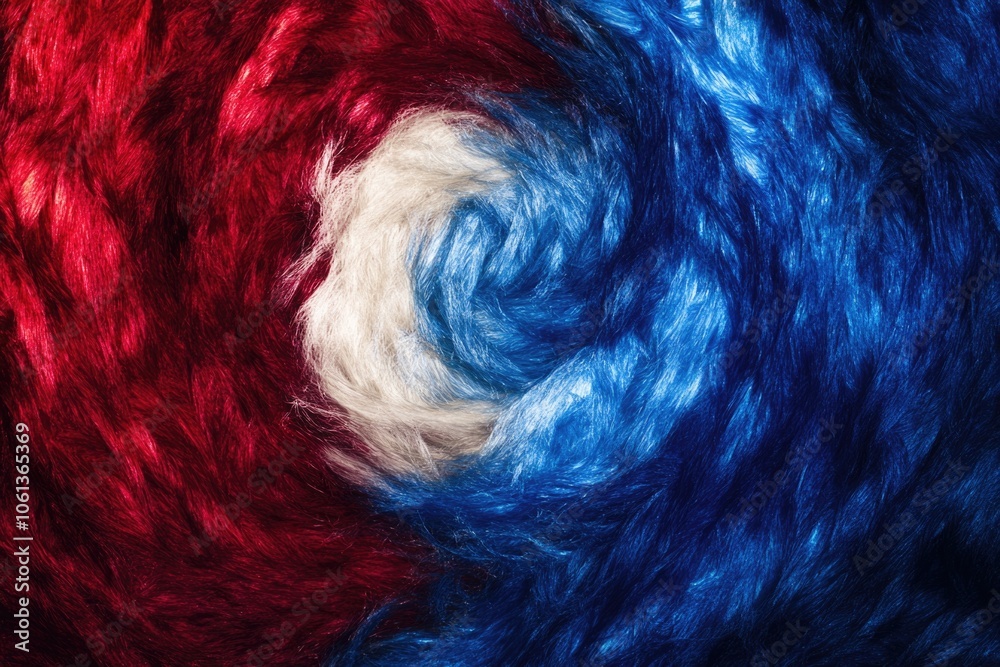 Obraz premium Close-up of yarn colors