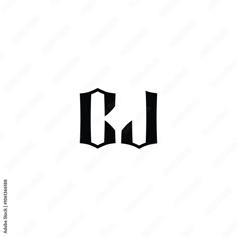 CJ monogram logo design letter text name symbol monochrome logotype alphabet character simple logo CJ monogram logo design letter text name symbol monochrome logotype alphabet character simple logo