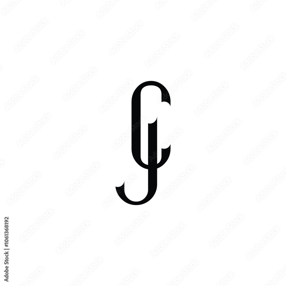 CJ monogram logo design letter text name symbol monochrome logotype alphabet character simple logo CJ monogram logo design letter text name symbol monochrome logotype alphabet character simple logo