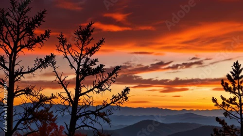 Dreamy Sunrise Over Clouds. Soft Light in a Heavenly and Tranquil Scene